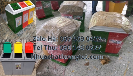 Nơi bán Thùng Rác 2 Ngăn giá rẻ, Thùng rác 2 ngăn đạp chân,  Thùng rác 2 ngăn 40L uy tín, thùng đựng