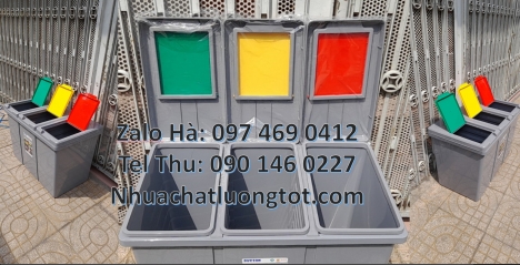 Nơi bán Thùng Rác 2 Ngăn giá rẻ, Thùng rác 2 ngăn đạp chân,  Thùng rác 2 ngăn 40L uy tín, thùng đựng