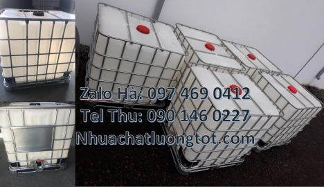 Thùng nhựa 1000l, Tank giá rẻ, sỉ lẻ bồn ibc 1000 lít, bồn ibc 1 khối màu trắng, Tank ibc nhựa 1000l