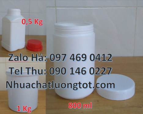 Hũ 50 gram tròn, hũ 50gr trắng đục, hũ 100gr đựng kem body, hũ 200g đựng bơ thực vật,  hũ nhựa 250 g