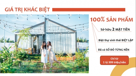 Đất nền biệt thự vườn- Full thổ cư - giá 1.399tr - Liên hệ !
