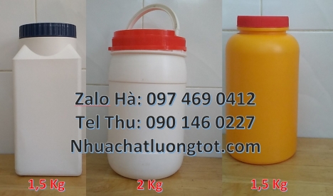 Hũ 50 gram tròn, hũ 50gr trắng đục, hũ 100gr đựng kem body, hũ 200g đựng bơ thực vật,  hũ nhựa 250 g