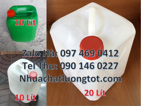 Can 25l đựng phân bón, can nhựa giá rẻ hcm, can dẹp 30 đựng nông dược, can 30l vuông xanh, can 25l x