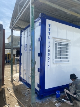 Container văn phòng 20ft sơn mới