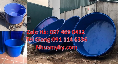 thùng nuôi cá, thùng đựng hạt nhựa Thùng dung tích lớn, Bán thùng nhựa tròn 3000 lít, thùng như