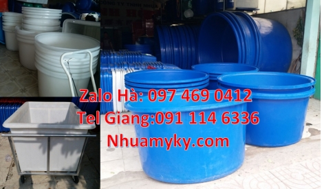 thùng nuôi cá, thùng đựng hạt nhựa Thùng dung tích lớn, Bán thùng nhựa tròn 3000 lít, thùng như