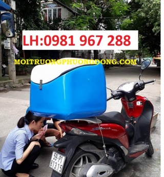 Thùng vận chuyển hàng ,thùng ship hàng Trung sau xe máy