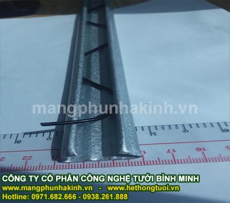 Cung cấp thanh nẹp và zíc zắc cho nhà lưới,nẹp cài màng nhà kính,phụ kiện nhà kính,zíc zắc lò xo