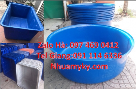 thùng nuôi cá, thùng đựng hạt nhựa Thùng dung tích lớn, Bán thùng nhựa tròn 3000 lít, thùng như