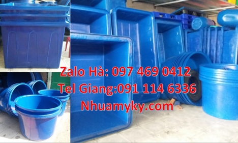 thùng nuôi cá, thùng đựng hạt nhựa Thùng dung tích lớn, Bán thùng nhựa tròn 3000 lít, thùng như