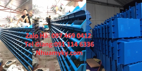 kệ chứa linh kiện ốc vít, khay nhựa đựng đinh tán, kệ duy tân, khay nhựa giá rẻ, kệ xanh duy tân, Kh