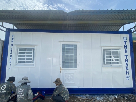 Container văn phòng 20ft sơn mới
