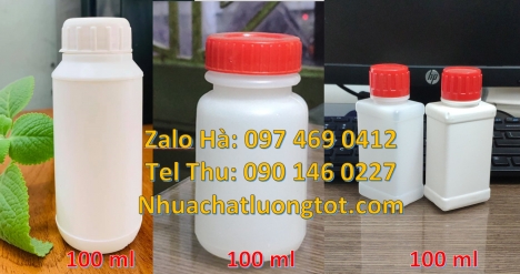 chai nhựa nắp vặn,  Chai nhựa 30 ml trắng đục, chai nhựa 30 ml, chai hóa chất hdpe, Chai nhựa 250 ml