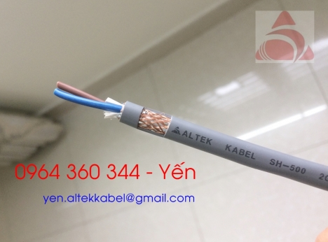 Cáp điều khiển bọc nhiễu SH-500 2g0.5MM Altek Kabel