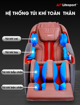Hot Ghế Massage Lifesport LS-900 siêu sang sịn tặng  voucher 10tr gọi ngay để trải nhiệm miễn phí