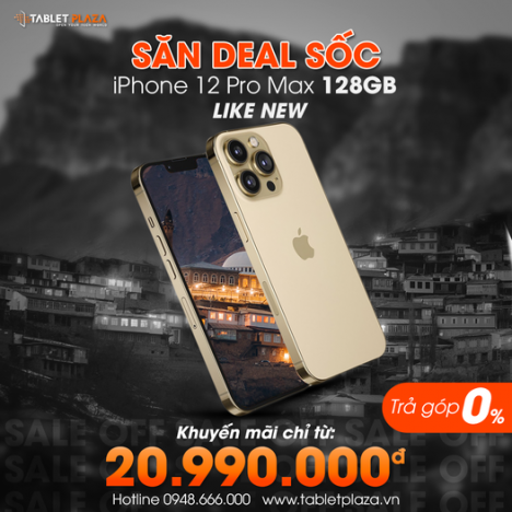 Săn deal cực sốc iphone 12 promax giá rẻ tại Tablet Plaza