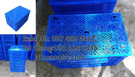 sóng nhựa hở, sóng hở 4t5, sóng nhựa công nghiệp Rổ nhựa đựng trái cây, thùng nhựa đựng hải sản, Só