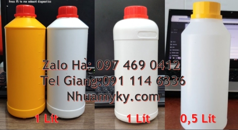 Chai nhựa đựng thuốc thú y, chai nhựa đựng thuốc thủy sản, chai nhựa đựng nông dược, chai nhựa nắp g