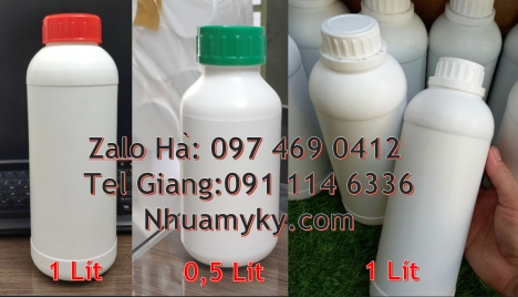 Chai nhựa đựng thuốc thú y, chai nhựa đựng thuốc thủy sản, chai nhựa đựng nông dược, chai nhựa nắp g