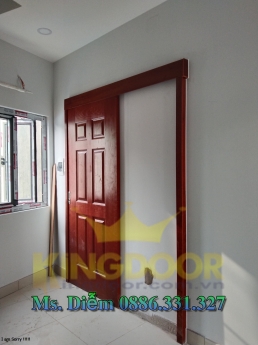 CỬA GỖ HDF TẠI QUẬN 2 - MẪU CỬA GỖ PHÒNG NGỦ ĐẸP