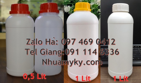 Chai nhựa đựng thuốc thú y, chai nhựa đựng thuốc thủy sản, chai nhựa đựng nông dược, chai nhựa nắp g