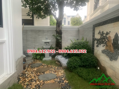 sỏi trang trí biệt thự, khu nghỉ dưỡng