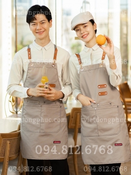 Đồng phục nhà hàng ăn uống trẻ trung, bền đẹp - Miễn phí thiết kế