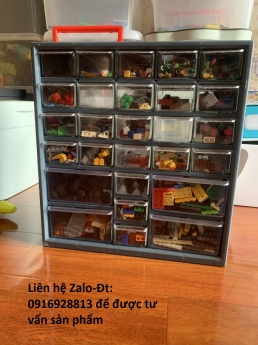 Tủ nhựa ngăn kéo nhiều hộc đựng ốc vít, Lego, dụng cụ ngũ kim
