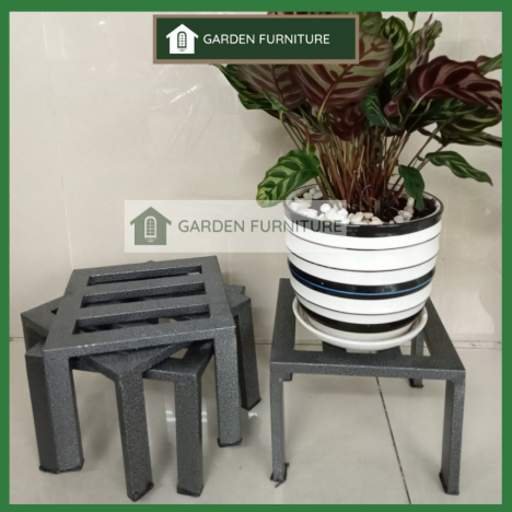 Kệ cây cảnh trong nhà tiện lợi, đôn cây cảnh, đôn chân sắt 20x20x15cm,nhiều công dụng sơn tĩnh điện