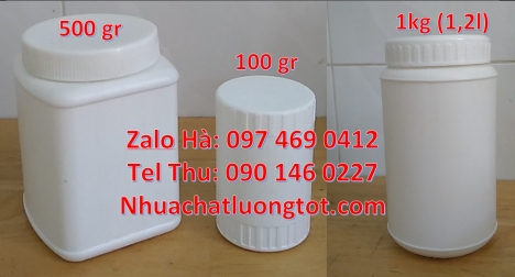 Hũ hóa chất 50 gram hũ 50gr nắp vặn, hũ nhựa 100gr, hũ đựng sốt thịt nướng 200g, hũ 200 gram, hũ 25