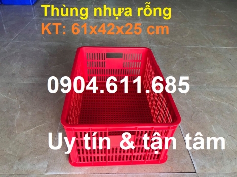 sọt nhựa đựng hàng tại Hà Nội, thùng nhựa rỗng, sóng bít