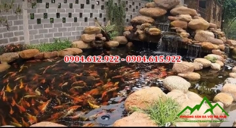 Sỏi tự nhiên trang trí sân vườn, rải lối đi sân vườn