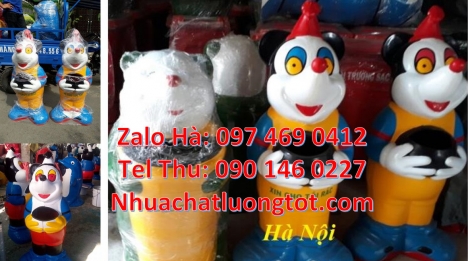 Thùng rác thú thùng rác nhựa composite, thùng rác cá heo, thùng rác hình con vật, Thùng đựng rác, t