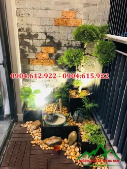 sỏi trang trí biệt thự, khu nghỉ dưỡng