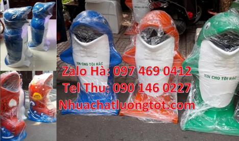 Thùng rác thú thùng rác nhựa composite, thùng rác cá heo, thùng rác hình con vật, Thùng đựng rác, t