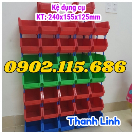 Khay nhựa đựng linh kiện A6 , kệ dụng cụ A6, khay A6, kệ đựng ốc vít, kệ dụng cụ chống tầng, khay có