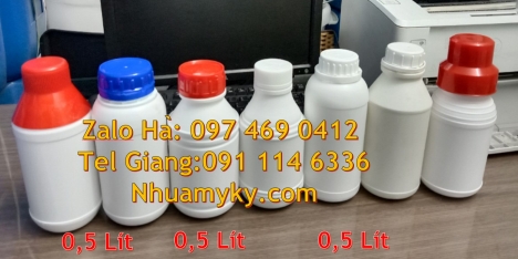 Chai nhựa đựng thuốc thú y, Chai trong 100 ml, chai giá sỉ 100 ml, chai trong 50 ml, chai giá sỉ 50