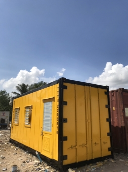 Container văn phòng 20feet làm từ vỏ cont lạnh