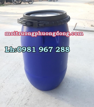 Phuy nhựa 50 lít ,phuy nhụa nắp hở
