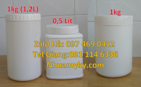 Hũ 50 gr đựng hóa chất, hũ 50gr đựng hóa chất, hũ 200gr meizan, hũ tròn cao 200g, hũ 250 gram đựng a
