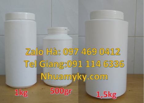 Hũ 50 gr đựng hóa chất, hũ 50gr đựng hóa chất, hũ 200gr meizan, hũ tròn cao 200g, hũ 250 gram đựng a