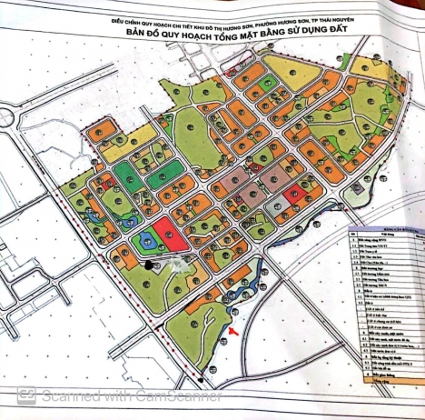Bán lô đất 93m2 p Tân Thành,tp Thái Nguyên