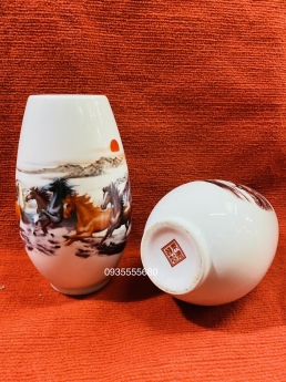 Đôi bình gốm sứ Giang Tây