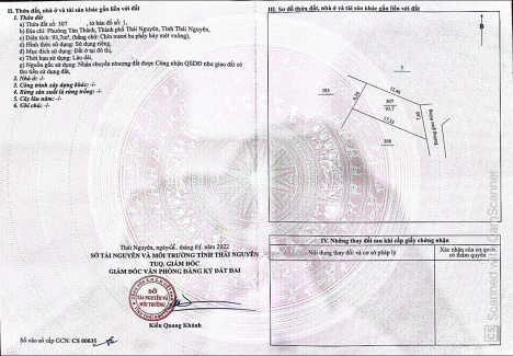 Bán lô đất 93m2 p Tân Thành,tp Thái Nguyên