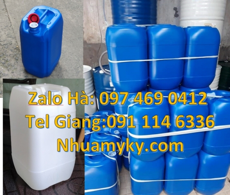 can dẹp 30 lít đựng thuốc thú y giá rẻ, can nhựa 5 lít trong, can 18l đựng mật mía, can nhựa giá r
