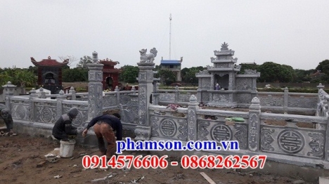 001 khu lăng mộ nghĩa trang nhà mồ bằng đá tự nhiên đẹp