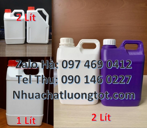 Can 20 lít đựng hóa chất, can 25l giá rẻ, can nhựa, can hdpe, Can 1 lít đựng thuốc sâu, can 1l hdpe