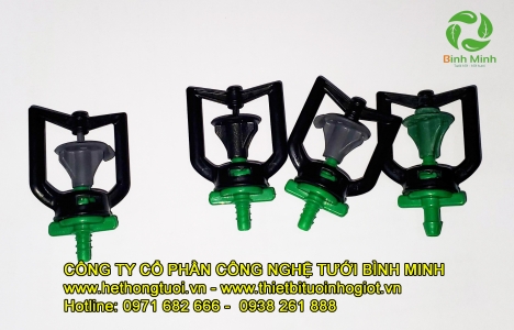 Các loại béc tưới cây hồ tiêu, béc tưới cây an quả, béc tưới nông nghiệp, béc tưới dành cho nông ngh