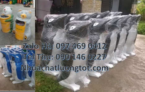Thùng rác chuột mickey, Thùng đựng rác, Thùng rác hình chuột túi. Thùng rác hình gấu. thùng rác co
