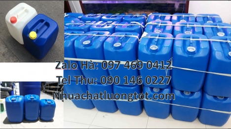 can 25l xanh Can nhựa 30 lít đựng phân bón can 20l giá rẻ, can 25l trắng, can 20 lít đựng axit, can